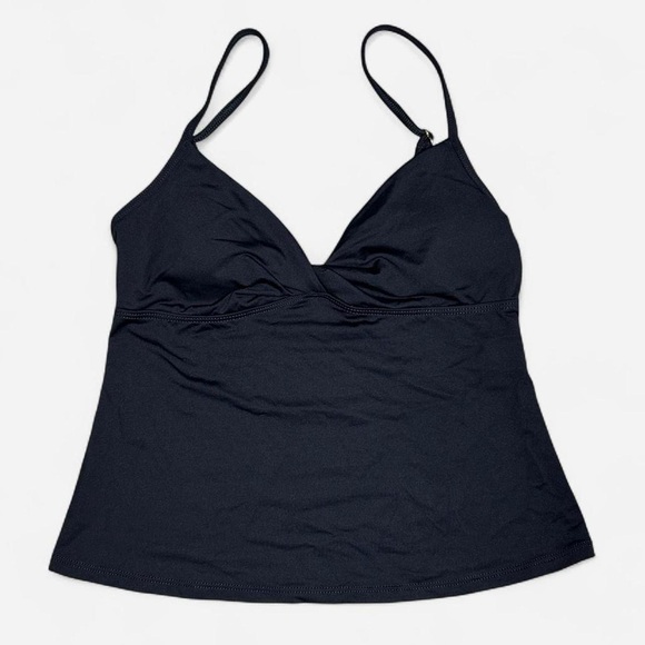 Ralph Lauren Black Tankini Swim Top Size 6 - Picture 1 of 6